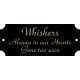 1" x 2 1/2" Black Brass Plate, Engraved