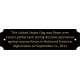 1" x 3 1/4" Black Brass Plate, Engraved