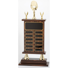 Perpetual Trophy with Engraved Black Plates