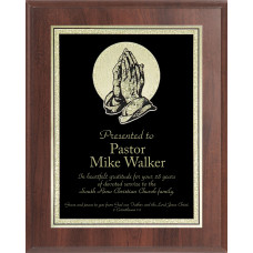 Economy Praying Hands Plaque