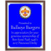 Engraved Blue And Silver Boy Scout Plaque BSP4