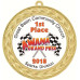  Custom Insert Medal, Gold - your graphics and text!