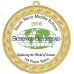  Custom Insert Medal, Gold - your graphics and text!