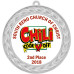  Custom Insert Medal, Silver - your graphics and text!