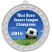  Custom Insert Medal, Silver - your graphics and text!