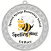  Custom Insert Medal, Silver - your graphics and text!