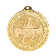 Spelling BriteLazer Medal with Neck Ribbon