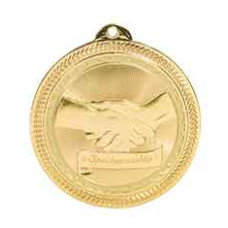 Sportsmanship BriteLazer Medal with Neck Ribbon