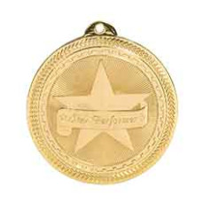 Star Performer BriteLazer Medal with Neck Ribbon