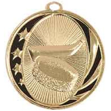 Hockey MidNite Star Medal with Neck Ribbon