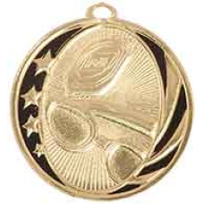 Swimming MidNite Star Medal with Neck Ribbon