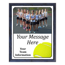 Economy Heat Transfer Team Photo Plaque, Tennis