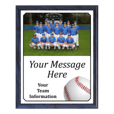 Economy Heat Transfer Team Photo Plaque, Baseball