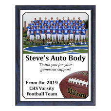 Economy Heat Transfer Team Photo Plaque, Football