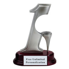 Rosewood and Pewter "Hole In One" Award