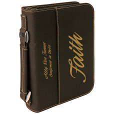 Black Leatherette Book/Bible Cover