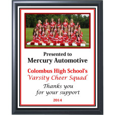 Economy Heat Transfer Sponsor Photo Plaque