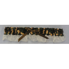 Desert Camo Chiffon Garter