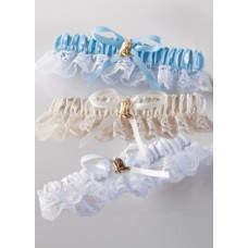 Gold Boot Garter, Blue