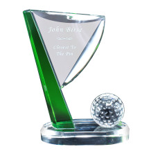 Crystal Green Golf Flag Award