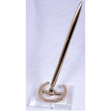 Gold Horseshoe Pen Set