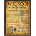 Bible "Family Rules" Wall Plaque
