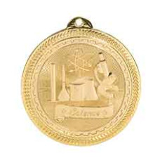 Science BriteLazer Medal with Neck Ribbon
