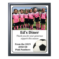 Economy Heat Transfer Team Photo Plaque, Soccer