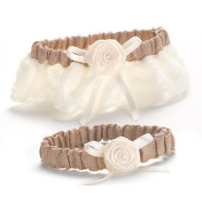 Rustic Country Garter Set