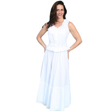 Cotton Petticoat in White Cotton Petticoat in White