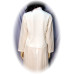 Heart Neck Long Sleeve Bridal Blouse in White