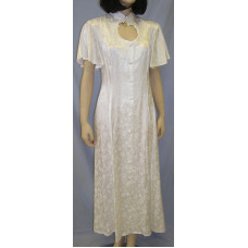 Jacquard Keyhole Neck Dress