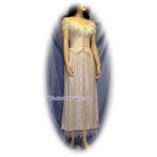 Vonda D Corset Tank Dress in Ivory