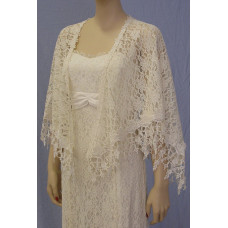 Venice Lace Edge Shawl